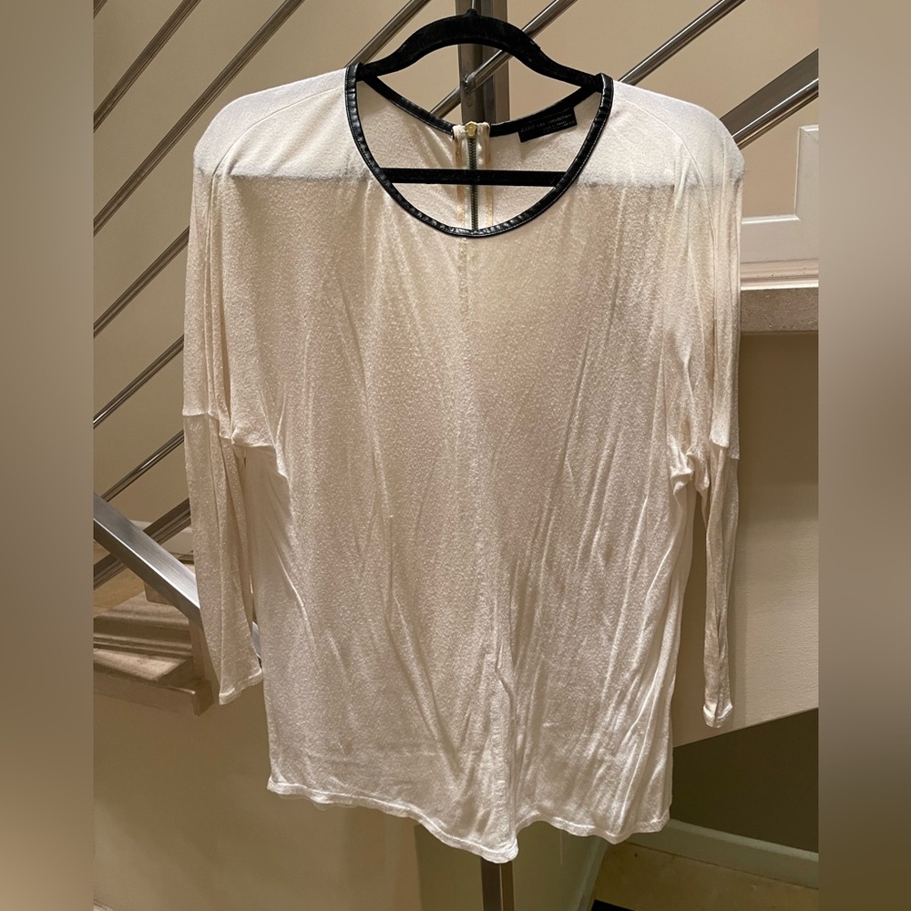 Elegant Sheer White Top